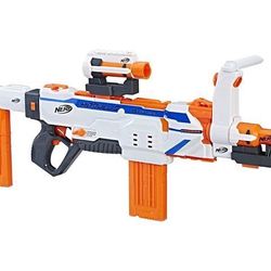 Nerf Modulus Regulator Fully Motorized Blaster, 3 Firing Modes, 2X 12-Dart Clips