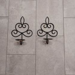 Wall Candle Holder Set. $8.00