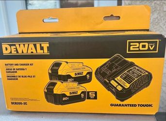 Dewalt 20v Batteries 5.0 Ah And Charger Brand New