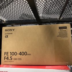 Sony FE 100-400mm F/4.5 GM OSS Lens Sony E