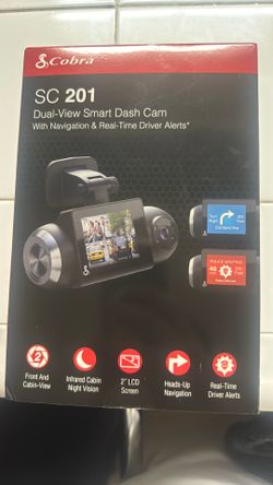 Cobra SC201 Dash Camera Dual View