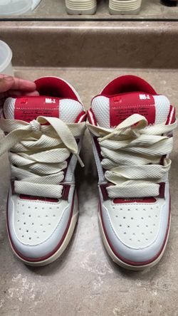 Amiri MA-1 White & Red Eu42/US9
