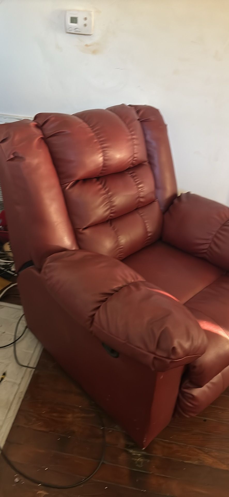 Red personal couch