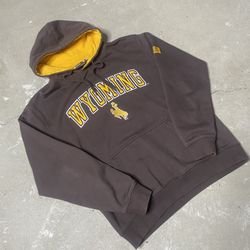 Brown Wyoming Cowboys Hoodie 