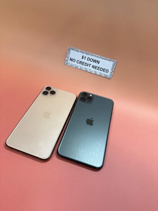 Apple IPhone 11 Pro Max - Only $1 Today Pay The Rest Later!