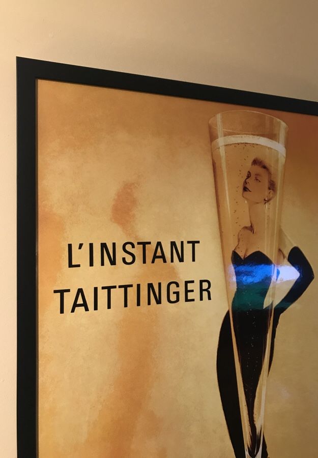 Framed Chic Champagne Poster