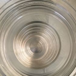 CLEAR GLASS MIXING BOWLS