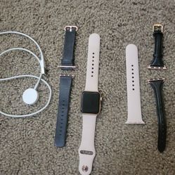 Apple Watch Series 3 Set With Charger And 3 Bands