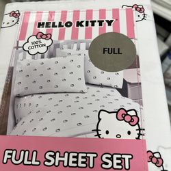 Hello Kitty Full Bed Sheets