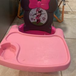 Minnie Mouse Toddler/baby Booster Feeding Seat