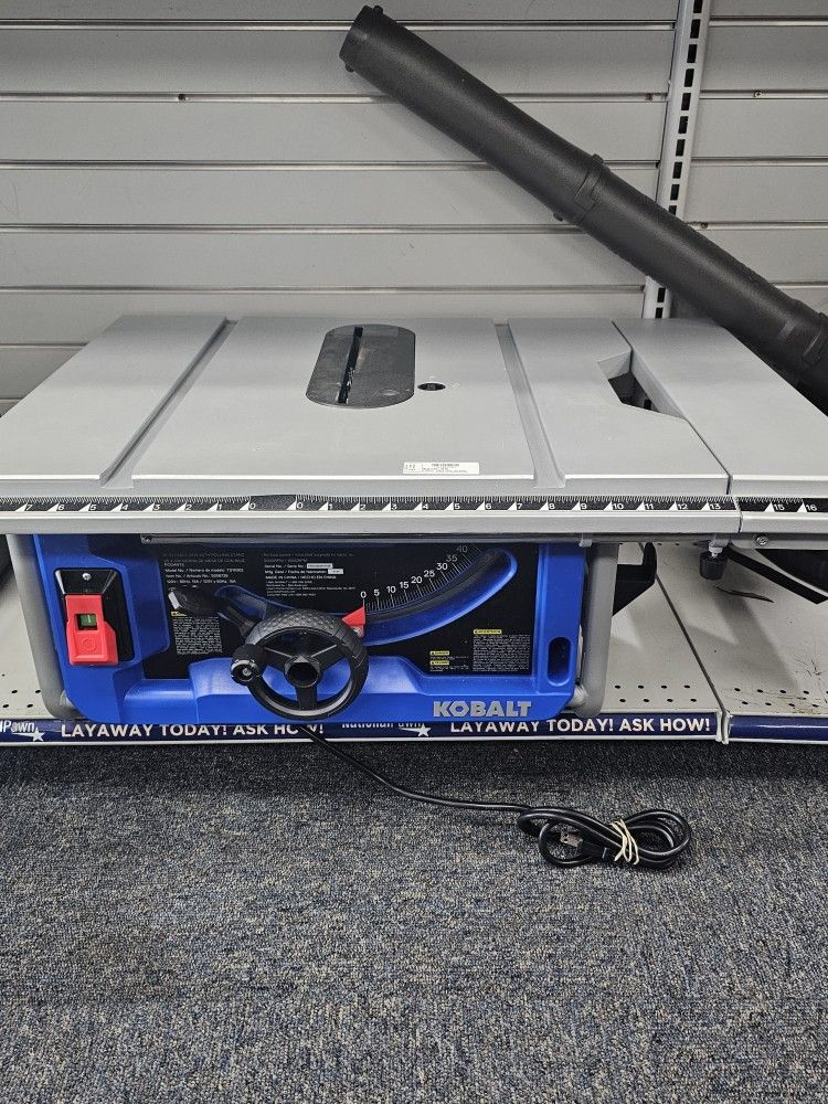 Kobalt 10" Table Saw. TS10302. ASK FOR RYAN. #10(contact info removed)