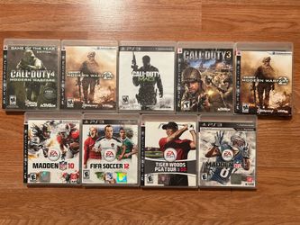 Sony PlayStation 3 Lot of 9 Games