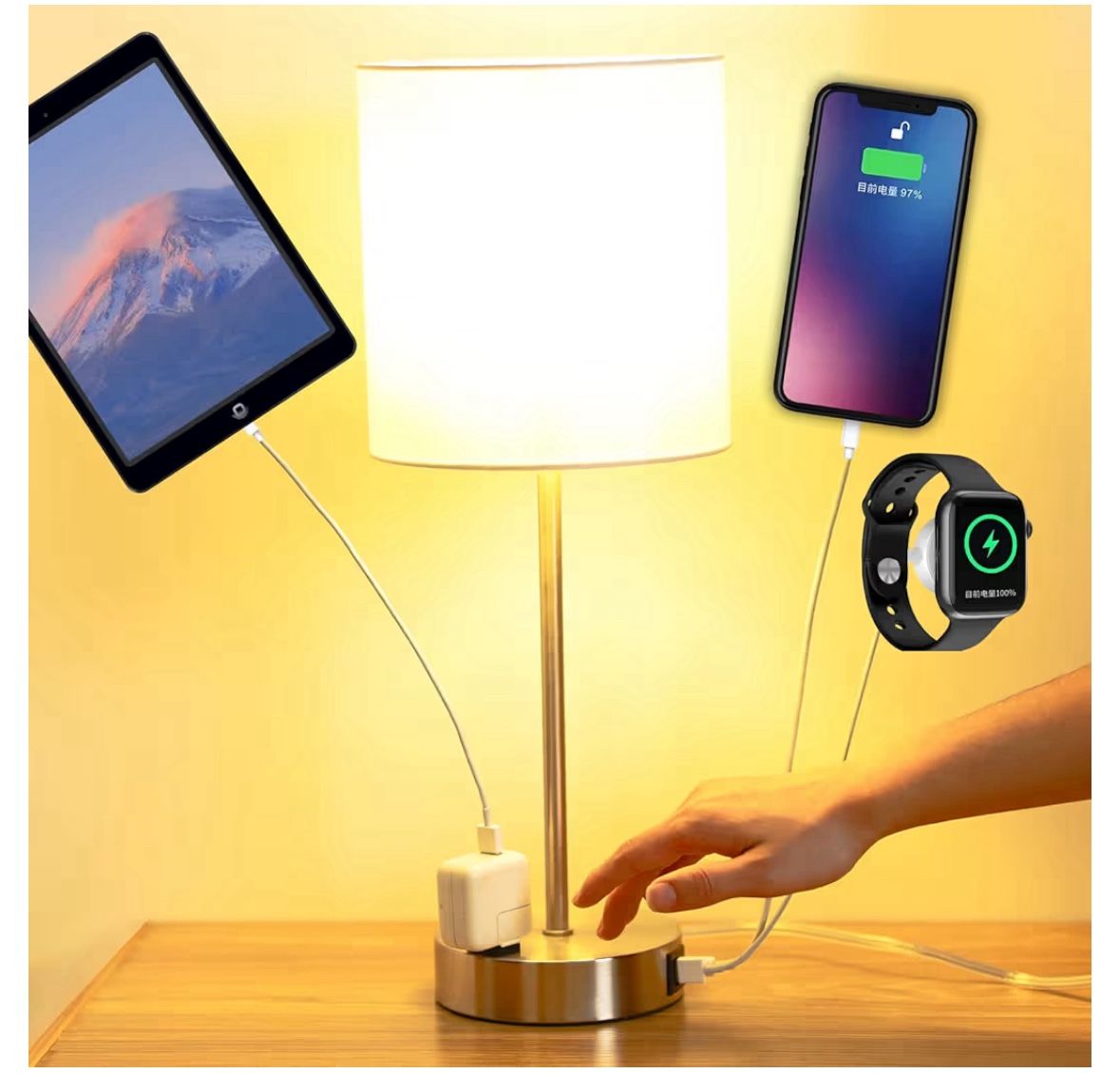 White Desk lamp