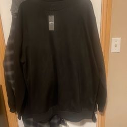 New Oversized Extended Neck Faux Suede Sweatshirt 