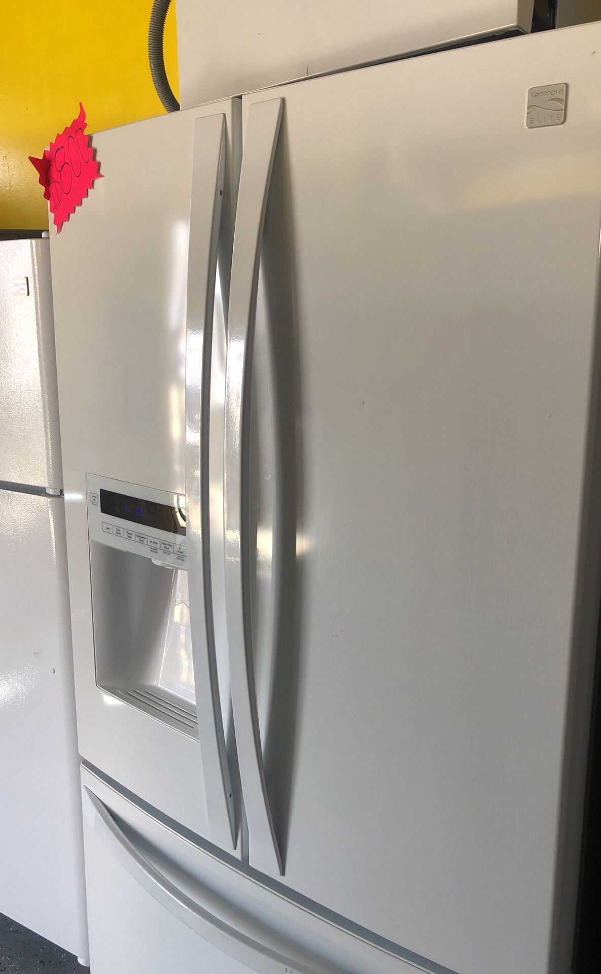 Kenmore white french door refrigerator bottom freezer