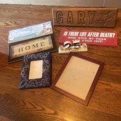 Pictures Frames And Wall Decors, All For $25 