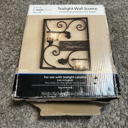 Brand New Wrought Iron Tealights/ Wall Sconce/candle Holder