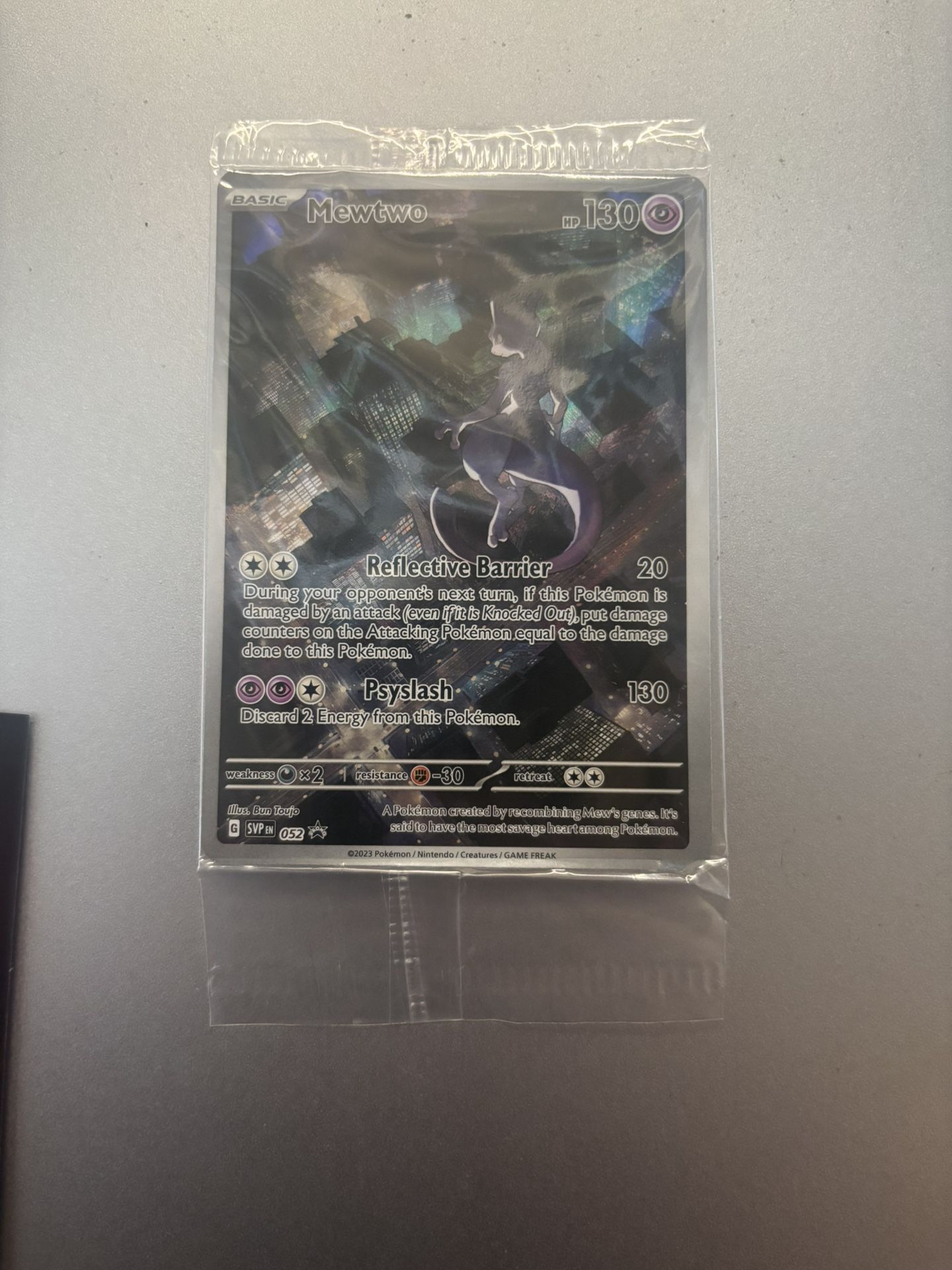 Mewtwo pokemon 052 sealed promo