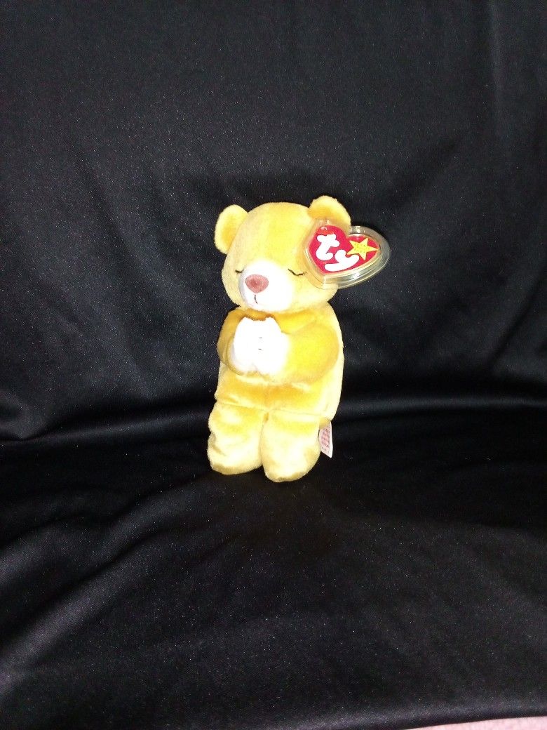 1999 TY Beanie Original Baby Hope The Praying Bear