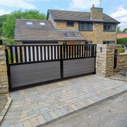 Brick walls and iron gates