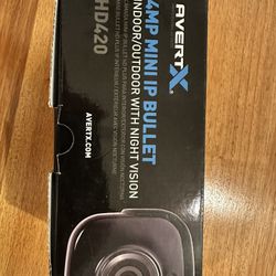 Avertx 4mp Mini IP Bullet Indoor/outdoor With Night Vision