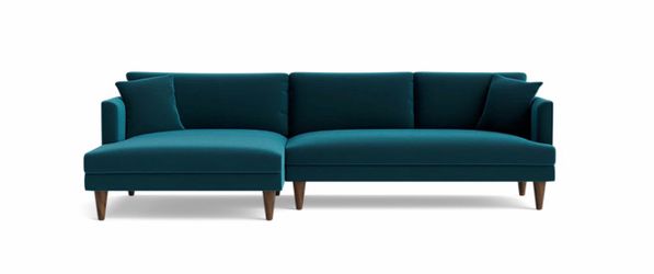 Joybird Lewis Sectional Sofa (Royale Peacock)