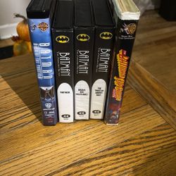 A lot Of Batman And Super Man  Vintage VHS Movies 