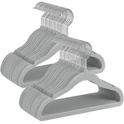 SONGMICS Baby Kids Hangers Rose Gold 360° Swivel Hook - Gray