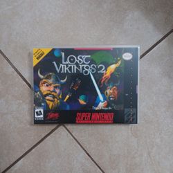 Super Nintendo Lost Vikings 2 Video Game