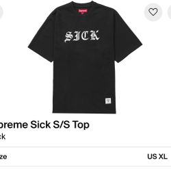Deadstock supreme “sick” Tee Shirt 