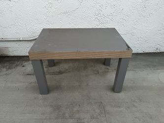 FREE - Grey Plywood Side Table
