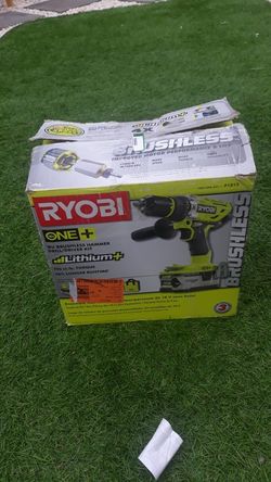 Ryobi Battery-powered tools (hammer drill/driver kit) (drill/driver kit) (straight finish nailer) (Shear/shrubber)