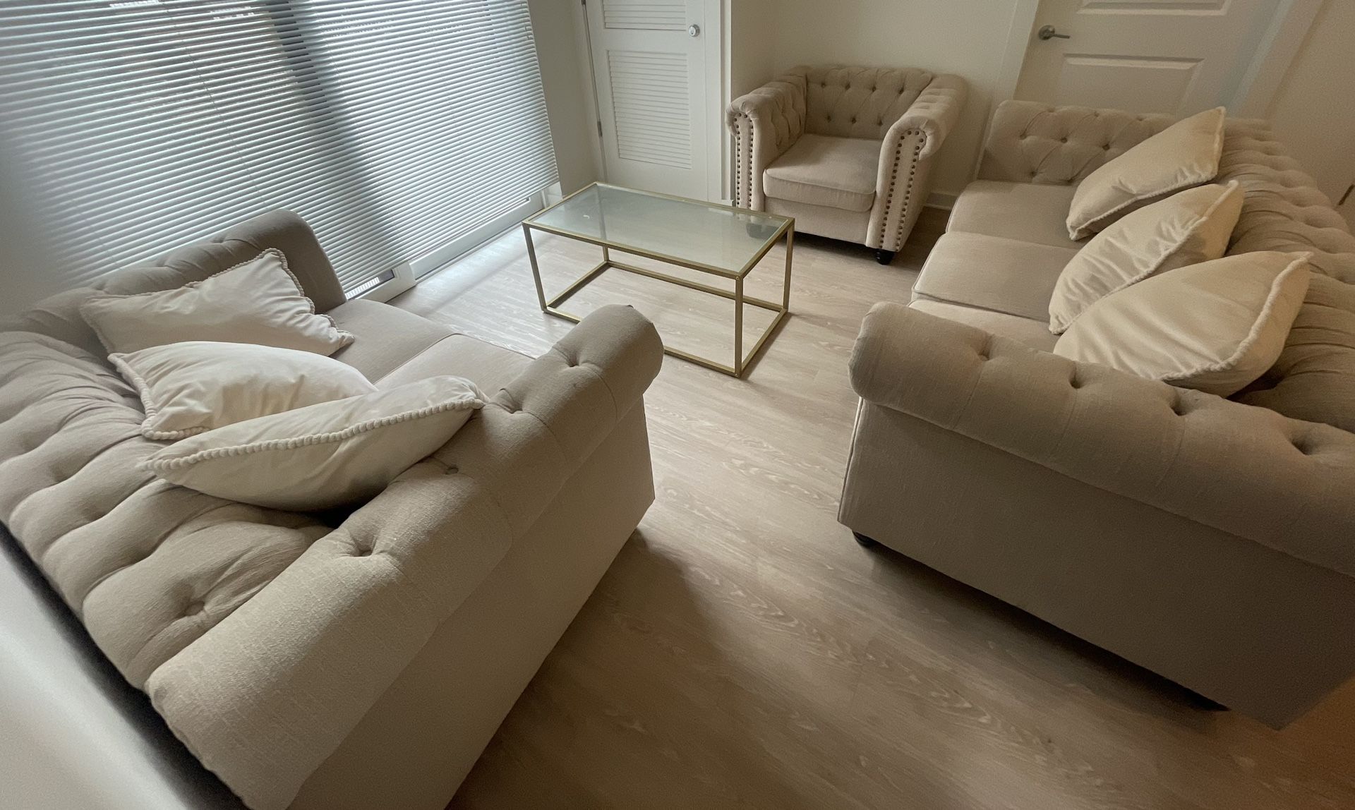 Used Wayfair 3 Piece Couch Set