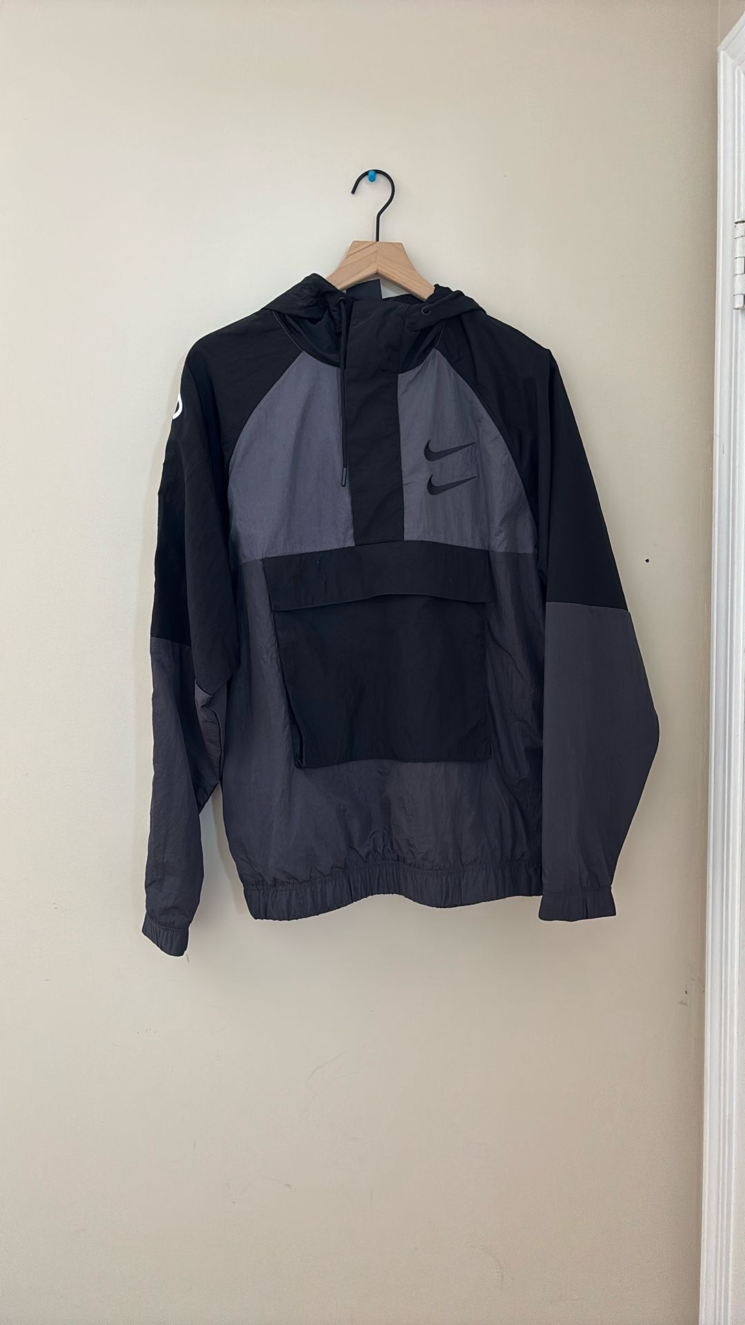 Grey Windbreaker