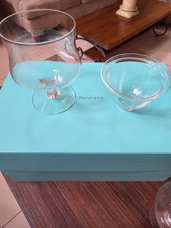 Tiffany & Co. Shrimp Bowl & Goblet Set