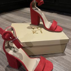 New Red Heels Size 6 