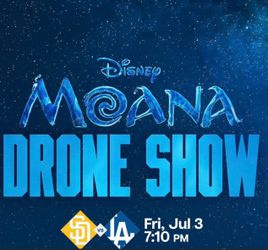 💙Padres vs Dodgers⚾️ Moana Drone night $95 each