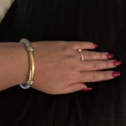 Sterling Silver /18 Karat Gold Jewelry Set