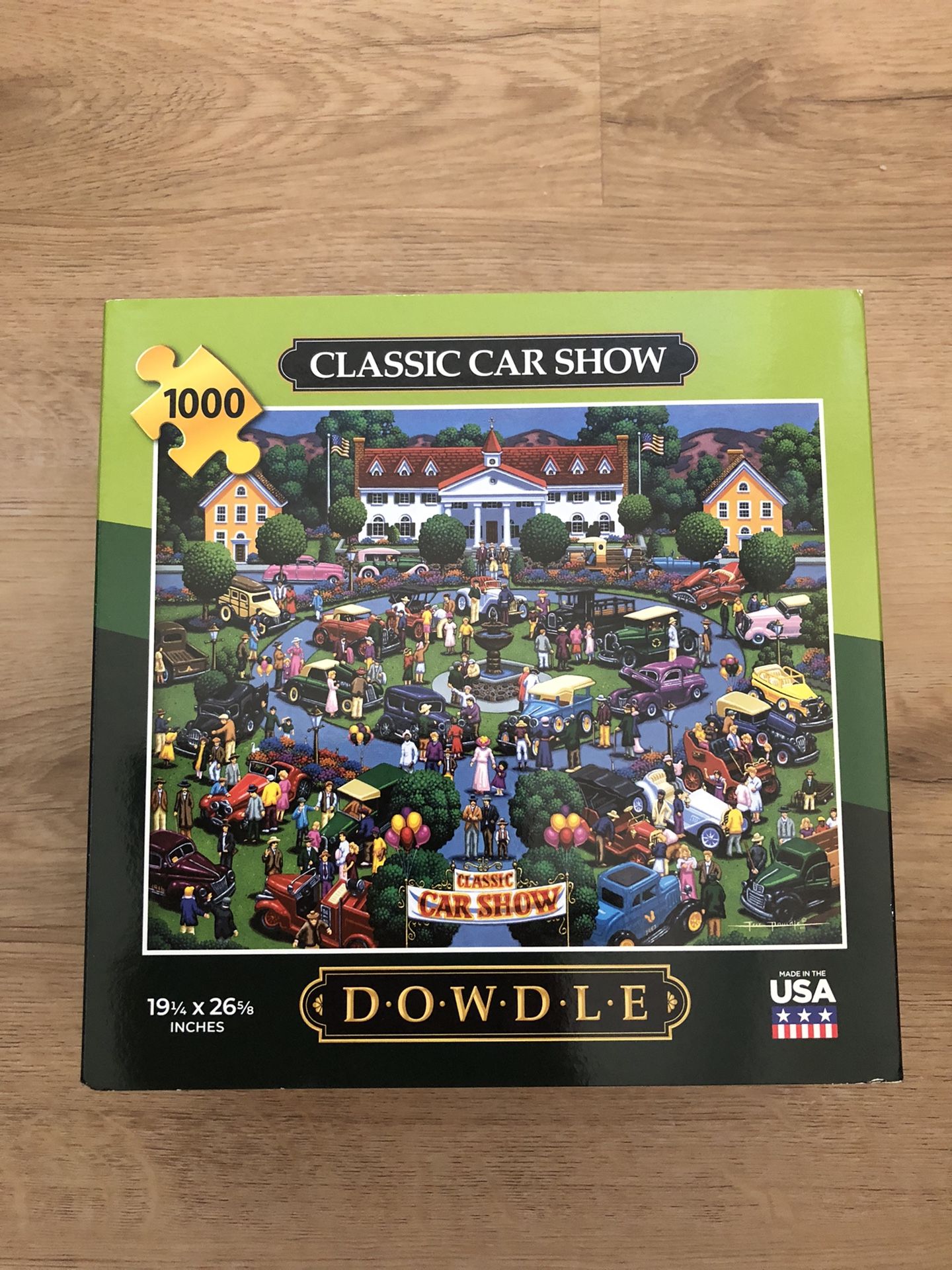 Dowdle Jigsaw Puzzles-1000 Pieces Classic Car Shows New Sealed Box