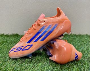 adidas F50 Elite FG Football Cleats Orange/Blue US Size 5 Medium (D/M)