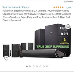 Nakamichi Surround Sound System  Thumbnail