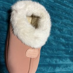 Girls Platform Fur Ankle Shoe