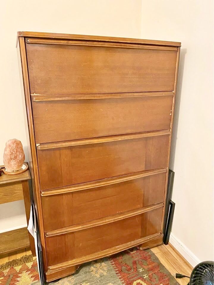 Mid Century Modern Wood Dresser - Will Deliver