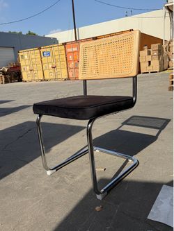 Rattan Back Chair (Black Cushion) 2 pk