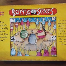 1997 version of Battle of the Sexes board game. Great fun!