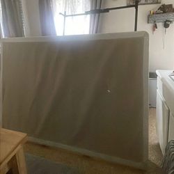 FREE Full Size Box Spring And Metal Bedframe