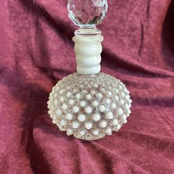 Vintage Fenton Hobnail Perfume Bottle