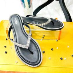 Silver Rhinestone Summer Sandle
