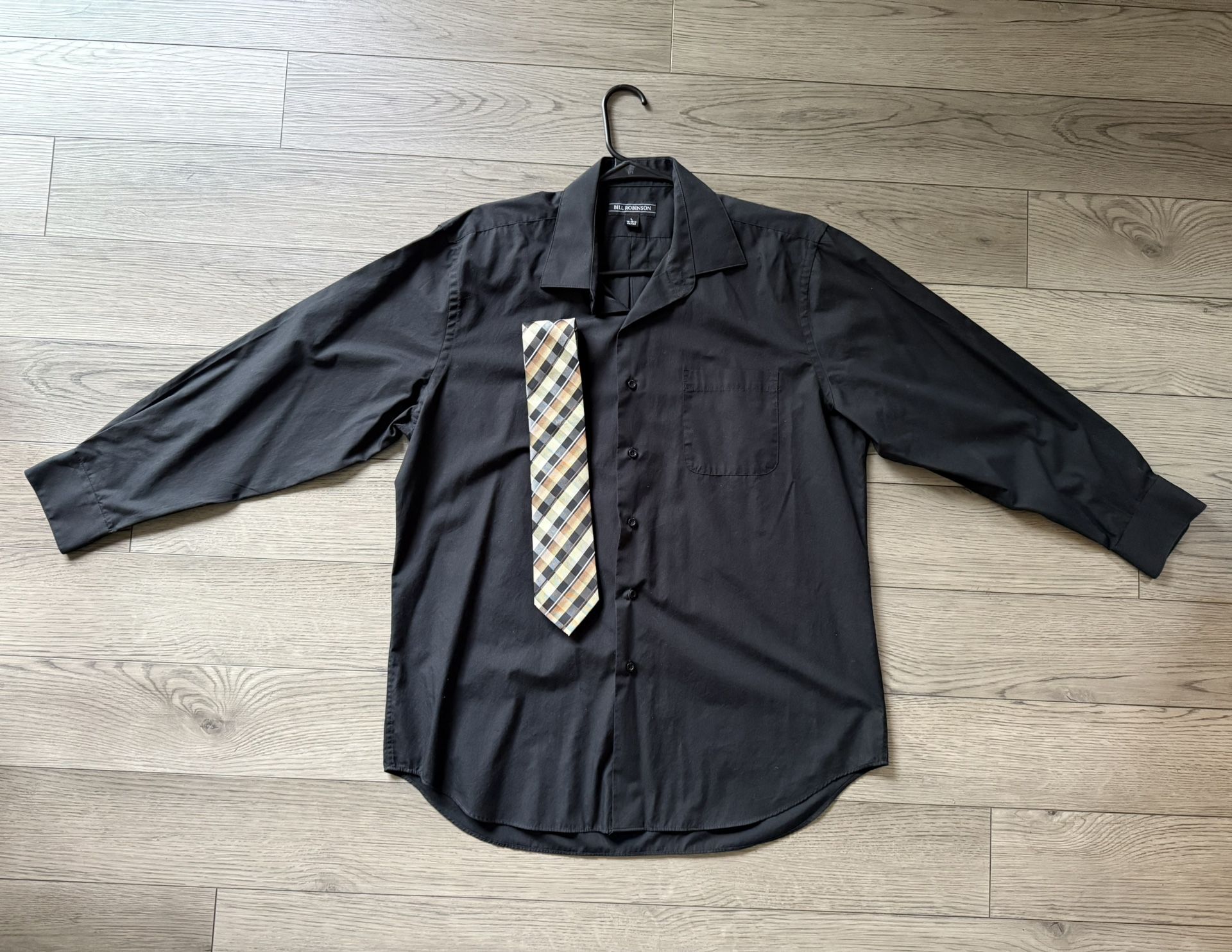 Bill Robinson Shirt And Tie Set Men’s Large