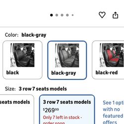 Seat covers 4Runner 3rd row seats